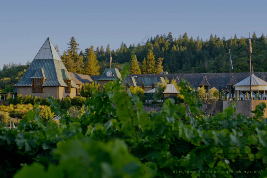 main building of  francis ford coppola winery