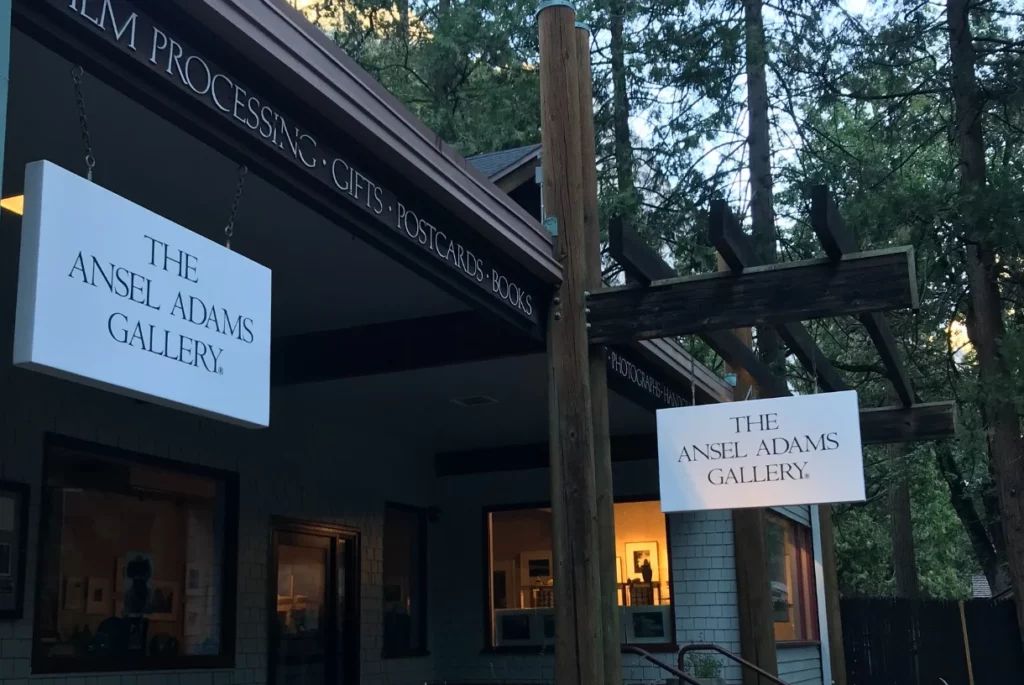 the ansel adams gallery entrance 