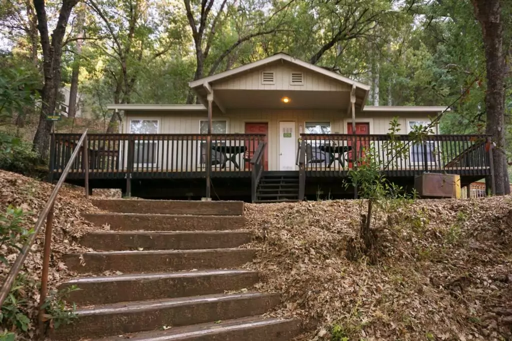 Bug lodge entrance building exterior