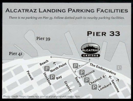 alcatraz parking map 