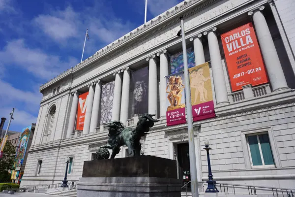 Exterior of the Asian Art Museum in San Francisco, CA.