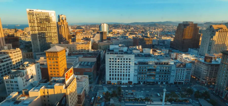 air view of Union Square
