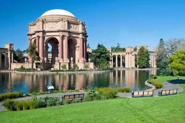 The Palace of Fine Arts in San Francisco