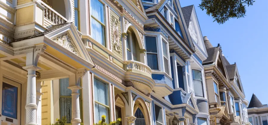 Haight Ashbury painted ladies