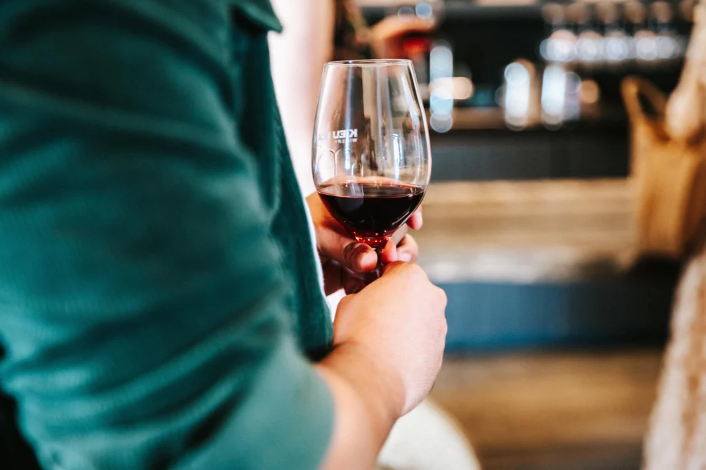 glass of wine