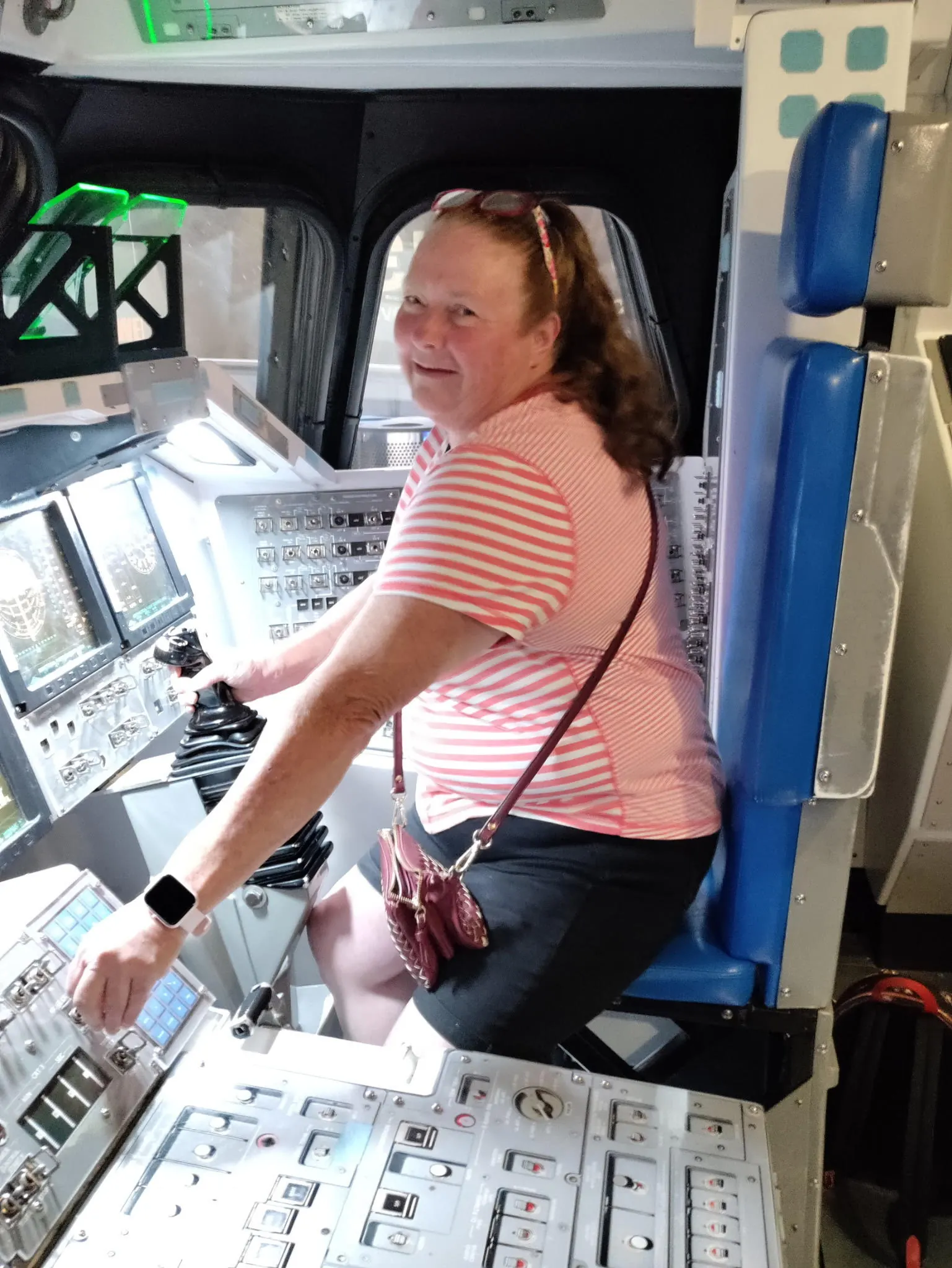 Glenda, tour guide.